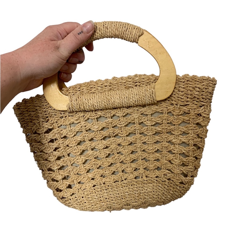 Straw Weave Small Purse
